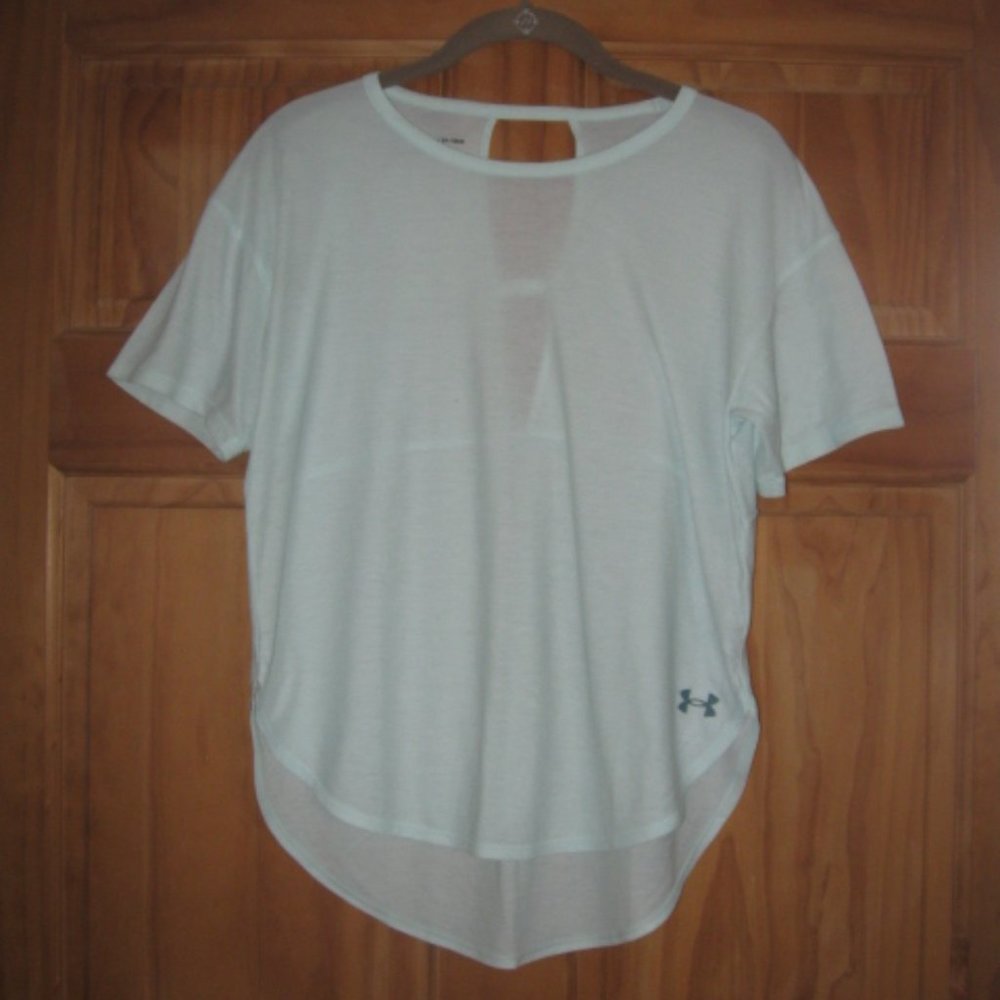 Under Armour Breathe Loose Seaglass Blue Short Sleeve Shirt